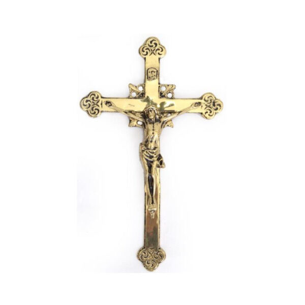 Crucifixo de Parede Bronze B05 - 36x21cm