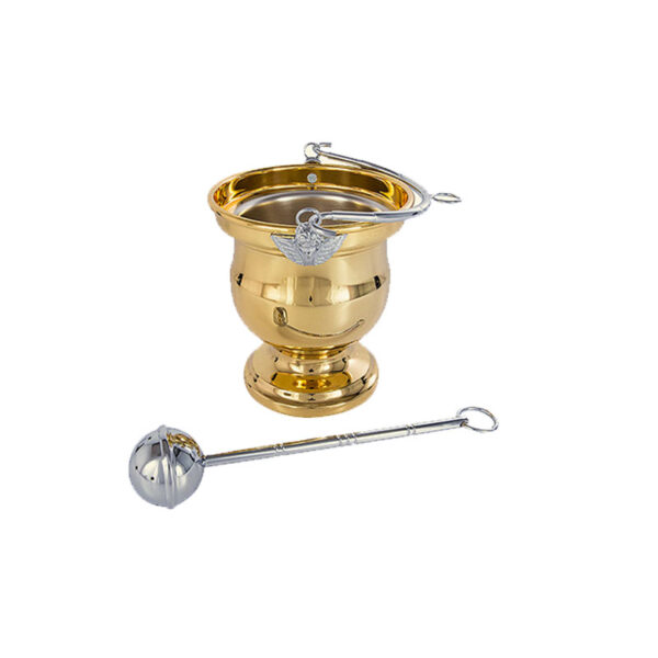 Baldinho Dourado Total LI 700 - 12,5x14,5cm