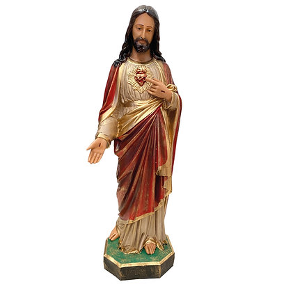 Imagem Resina Sagrado Coraçao de Jesus 60cm CV