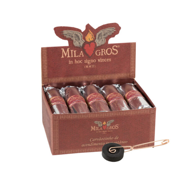 Caixa Carvão Milagros 1x10 - 100 Unidades - 1423