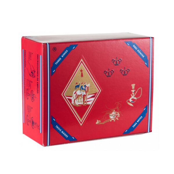 Caixa Carvão Holandês Três Reis Magos 10x10 - 100 Unidades - 2407