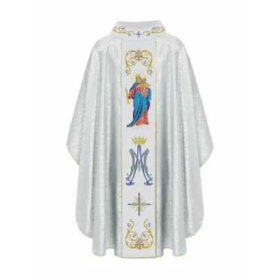 Casula Nossa Senhora Auxiliadora c/ Pedras Gola e Galão de Veludo