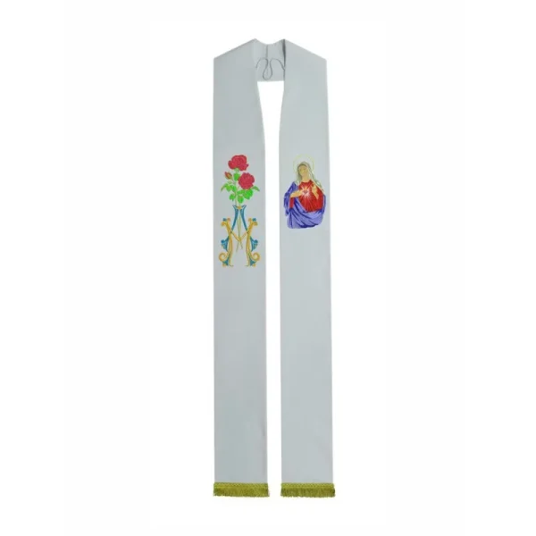 Estola Sacerdotal Imaculado Coração de Maria