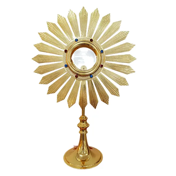 Ostensório Raio Strass OS009 40x26cm Hóstia 08cm - 0544