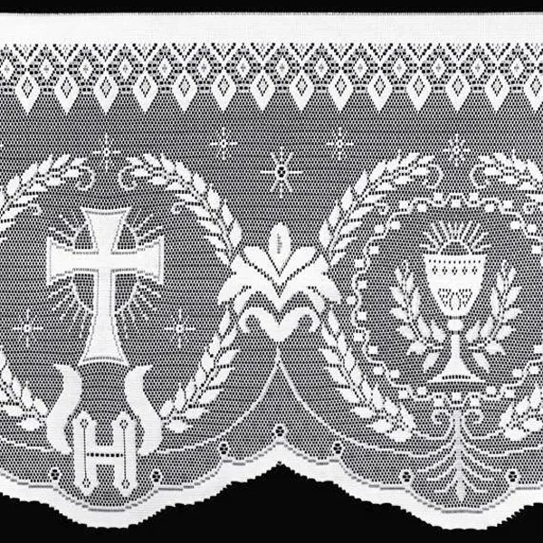 Renda Litúrgica Nacional Cruz/Coração 60cm - 4956