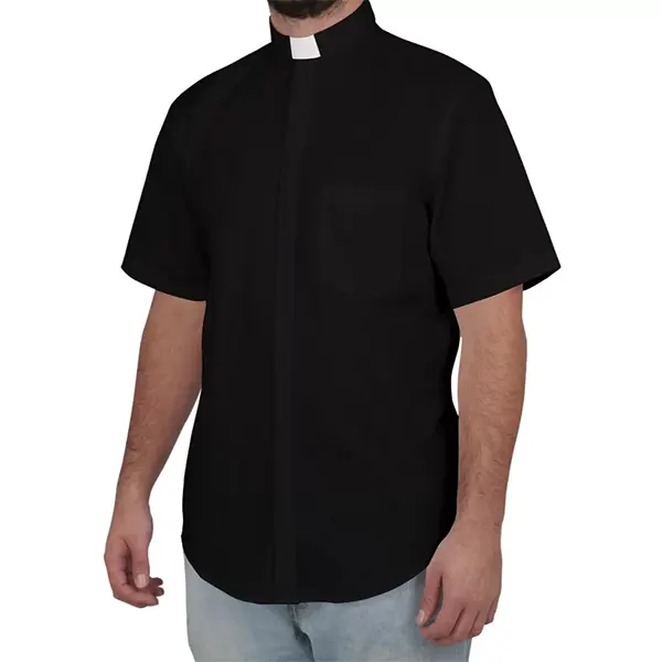 Camisa Clerical Manga Curta Exclusiva Grupo Nova Jerusalém