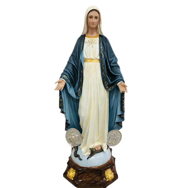 Imagem Fibra Nossa Senhora das Graças com Medalha 90cm - 10890