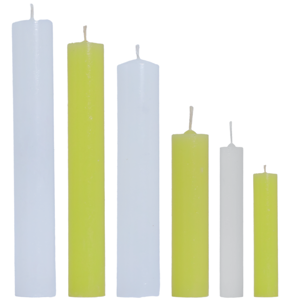 Velas de Castiçal - 2,2 Centimetros de Diametro