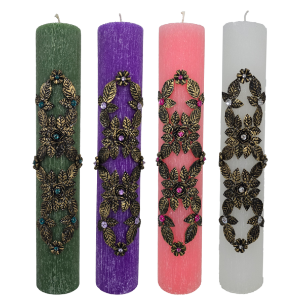 KIT ADVENTO OURO VELHO MOD. FLORAL OURO VELHO