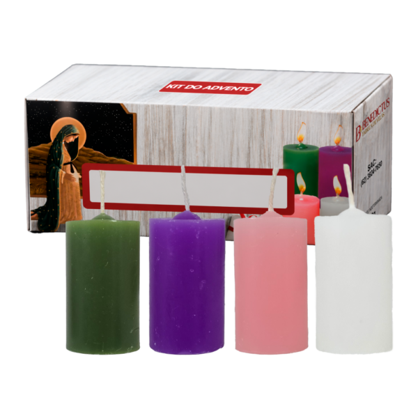 Mini Kit do Advento - Velas Lisas