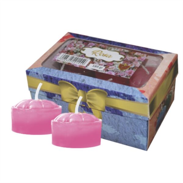 Caixa de Velas Rechaud - Rosa A-40