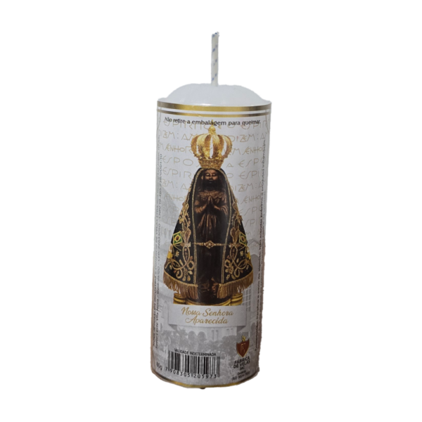Vela Votiva 9x3,5 Nossa Senhora Aparecida Facsimile