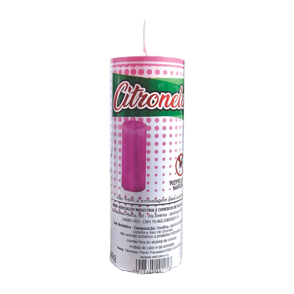 Vela Aromática de Citronela 14x5cm