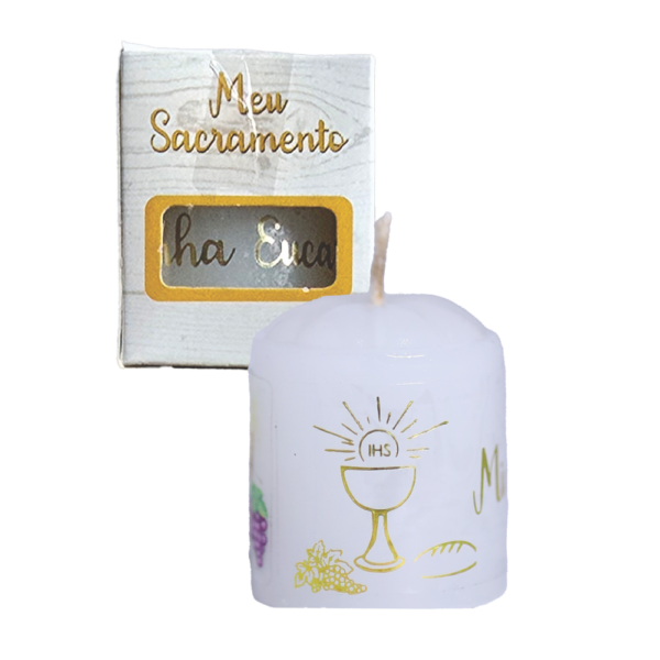 Vela de Sacramento Minha Eucaristia